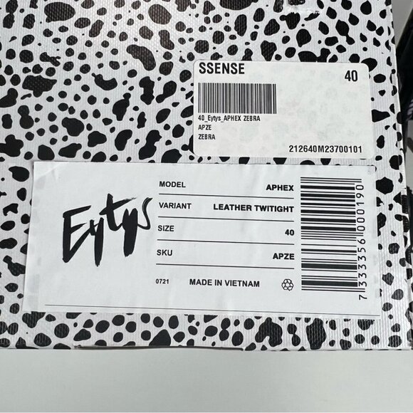 Nib - Eytys, Unisex, Black & Purple Aphex Sneakers. Size: 9 Women / 7.5 Men. - Picture 4 of 14